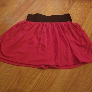 Cute pink and black skirt